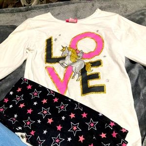 Girls unicorn outfit